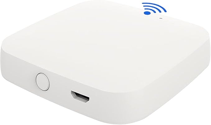 Tuya Smart Hub, WiFi Gateway for Smart Door Lock(Tuya BlE) with Remote Control, Bluetooth to WiFi Bridge, Bluetooth Mesh(SIG), Compatible with Alexa & Google Assistant, Supports 2.4GHz Bands