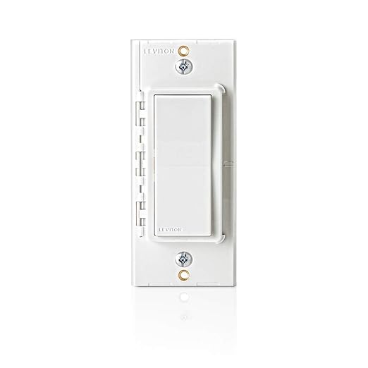 Leviton Decora Smart Switch Anywhere Companion, Add Wire-Free 3-Way/4-Way/5-Way On/Off Control to Decora Smart Wi-Fi 2nd Gen Switches, Automatic, DAWSC-1RW, White