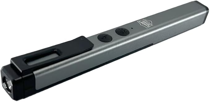 Streetwise Pain Pen 25,000,000 Volts Stun Gun for Self Defense - Tactical Stun Pen for Women and Men, USB Rechargeable, Battery Indicator, Durable Clip, Compact and Concealable for Protection