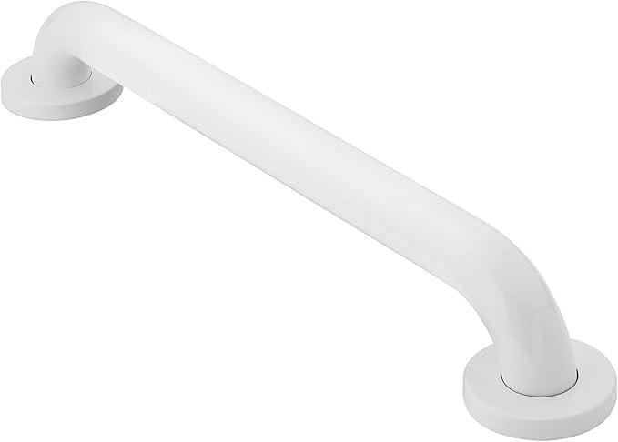 Moen R8936W Bathroom Safety 36-Inch Grab Bar with Concealed Screws, Glacier White