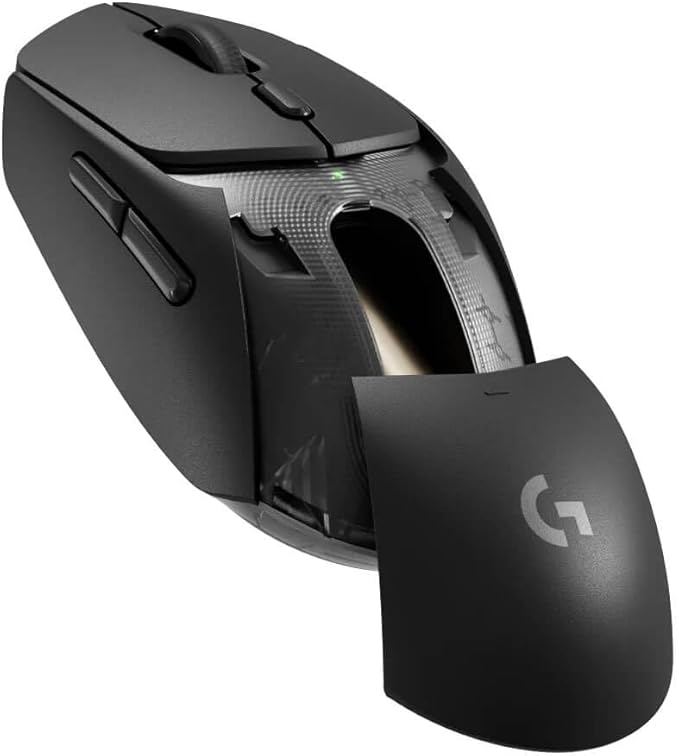 Logitech G309 Lightspeed Wireless Gaming Mouse, Lightweight, LIGHTFORCE Hybrid Switches, Hero 25K Sensor, 86g & 300+ hr Battery Life with AA Battery, 6 Programmable Buttons, PC & Mac - Black