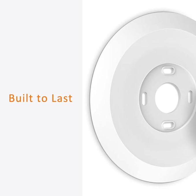 Wall Plate Made for The Nest Thermostat 2020 | Google Nest Thermostat Trim Kit Accessory | Easy Installation | Snow