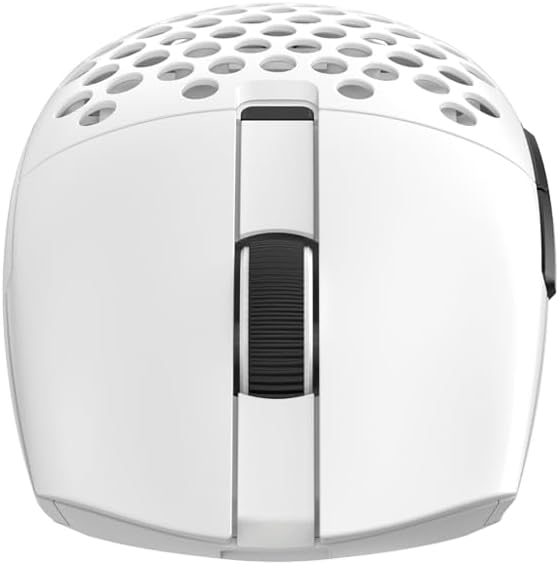 FANTECH ARIA XD7 Wireless Gaming Mouse Pixart 3395 Gaming Sensor 26000 DPI, HUANO Switches, Super Lightweight 59 Grams and Ambidextrous Egg Shape, 3 Mode Connectivity, White