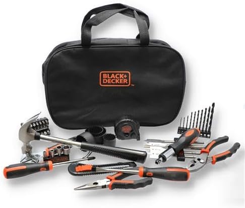 BLACK+DECKER 65 Piece Home Repair Tool Set with Tool Bag