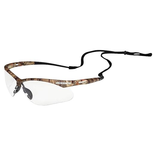 Jackson Safety SG Safety Glasses - Eye Protection for Men & Women - ANSI Z87.1 - Pack of 12 (Multiple Styles)