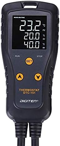 Digital Temperature Controller Simple Stage Thermostat Outlet Heating & Cooling Mode for Chest Freezer Refrigerator Homebrew Fermenter Greenhouse 110V 15A 1650W