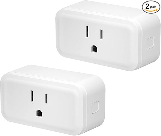 SONOFF S40 Lite 15A WiFi Smart Plug ETL Certified, Smart Socket Outlet Timer Switch, Compatible with Alexa & Google Home, IFTTT Supporting, No Hub Required 2-Pack