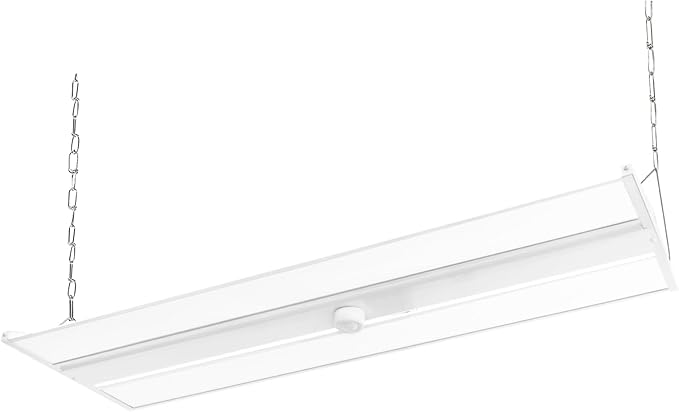 4FT High Bay LED Light with Motion Sensor, 270W High Bay LED Lights, 40500LM 150LM/W, 120-277V, 0-10V Dimmable, 5000K Linear Shop Light for Warehouse Workshop Garage, UL Listed - 1PK