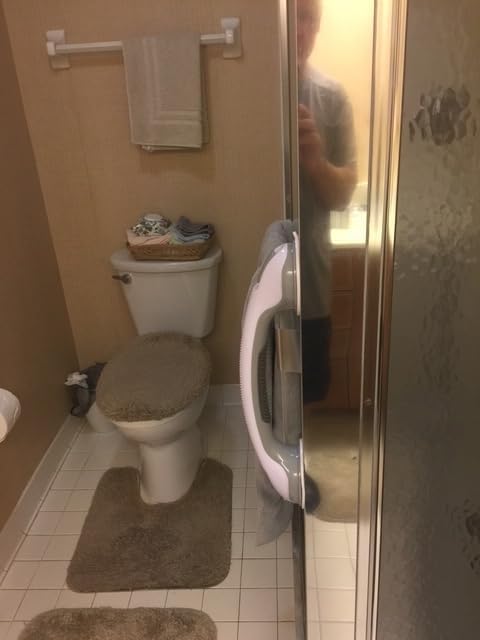 AirTight® Grab Bars for Shower Suction (2Pack) 16-Inch Matte Grey