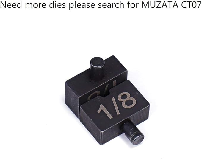 Muzata Custom Cable Railing Crimping Tool Hydraulic Crimper Hydraulic Crimping Tool for 1/8" Stainless Steel Cable Railing Kit Wire Rope Swaging Kit CR09