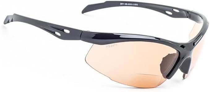 Bifocal Safety Glasses - Safety Glasses with Readers for Healthcare, Woodworkers, Motorcyclists, Workshop - Ansi Z87+