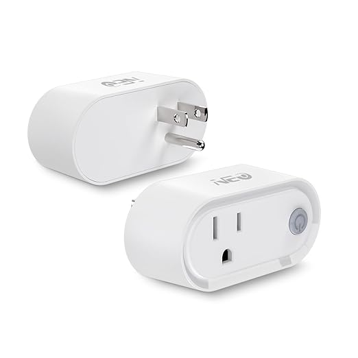 NEO Z-Wave Plus Smart Mini Plug, Compact Z-Wave Outlet for Home Automation, Works with Smartthings, Basic On/Off Function, 500 S2