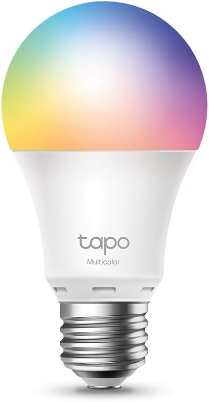 TP-Link Tapo Smart Light Bulbs, 1100 Lumens High Brightness(75W Equivalent), Matter-Certified, 16M Colors RGBW LED Bulb, Dimmable, CRI>90, Voice Control w/Siri, Alexa & Google Home, A19 E26 Tapo L535E