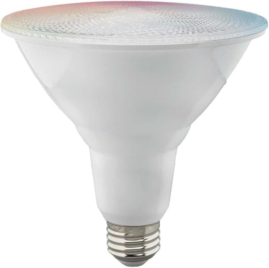 Satco S11277 Starfish WiFi-Control PAR38 LED Color-Changing and Tunable White Smart Light Bulb, 15 Watts, 2700K-5000K