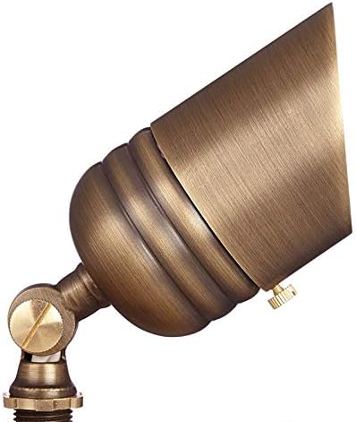 VOLT 12V Brass Bronze LED Landscape Lighting Kit (8 Spotlights, 4 Path Lights) with 150W Low Voltage Transformer for House, Yard, Outdoor Pathway, Walkway, Garden, Driveway or Patio