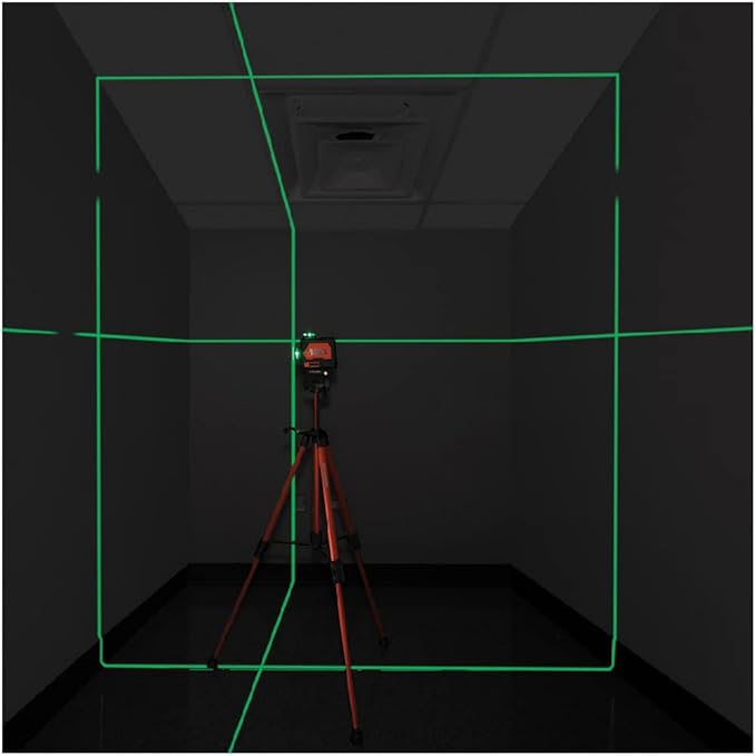 Klein Tools 80184 Laser Level with Tripod Kit, Self-Leveling Green Planar Laser Level and Compact Tripod with Mount, 2-Piece