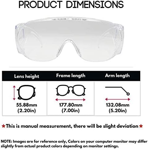 X Power Square and Oval Anti-Fog Safety Goggles Double Sides Anti-Fog (Made in Taiwan)