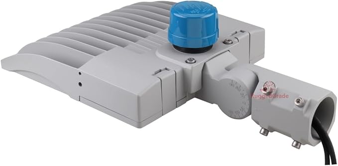 RuggedGrade 150W - NextGen IV Series LED Street Light with T2 Lens - Color Selectable 30K/40K/50K - Slip Fit - Gray