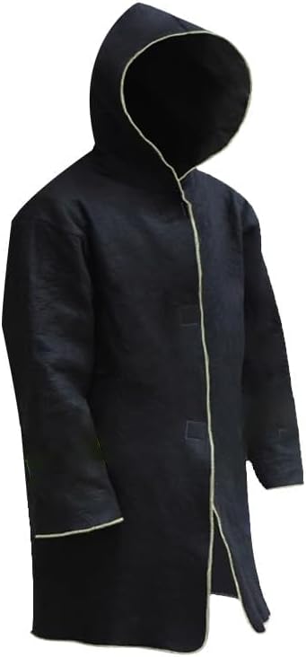 Fire Escape Blanket, Emergency fire Proof Suit, Large Size for Adult, 1832°F Heat Protection, Emergency Fire Blanket, fire Resistant Suit, Reflective Stripes, Lightweight 1.15 lbs