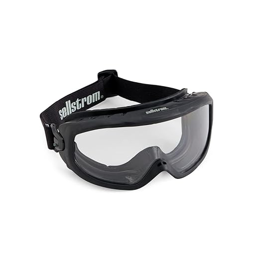Sellstrom Odyssey II Wildland Fire Safety Goggles - Anti-Fog, Anti-Scratch Eye Protection Goggles for Men & Women - FR Strap, fits over Glasses, ANSI Z87.1