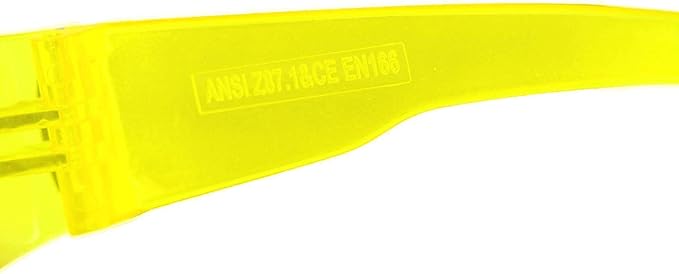 BISON LIFE Keystone Color Lens Safety Glasses | Anti Scratch | Impact Resistance | ANSI Z87.1 Standard | UV 400 Protection