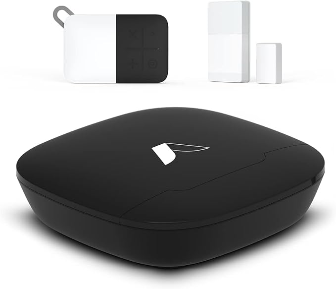 Abode 3 Piece Wireless Security Kit – Expandable to Protect Your Whole Home - Easy DIY Installation Optional Professional Monitoring Compatible with Alexa & Google Assistant (104067/A)