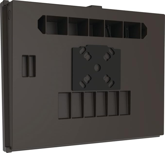 Lithonia Lighting 18" LED Wall Pack Outdoor Light Fixture, Building Wall Light, Adjustable Lumens, 5000K Daylight, MVOLT 120-277V, IP65, Glass Lens, Bronze (TWX3 LED ALO 50K MVOLT DDBTXD)