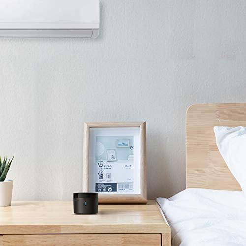 Broadlink RM4 Mini Smart Remote(2.4GHz Wi-Fi Only)- IR Blaster Hub for Smart Home Automation, Infrared TV Air Conditioner Remote Replacement Compatible with Alexa, Google Assistant, IFTTT