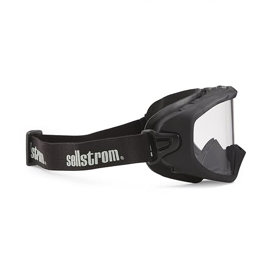 Sellstrom Odyssey II Wildland Fire Safety Goggles - Anti-Fog, Anti-Scratch Eye Protection Goggles for Men & Women - FR Strap, fits over Glasses, ANSI Z87.1