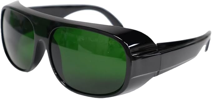 LaserPair High Protection 900-1100nm OD8+ DIN4 Laser Safety Glasses for Fiber Laser, Handheld Laser Welding, with a black frame #52