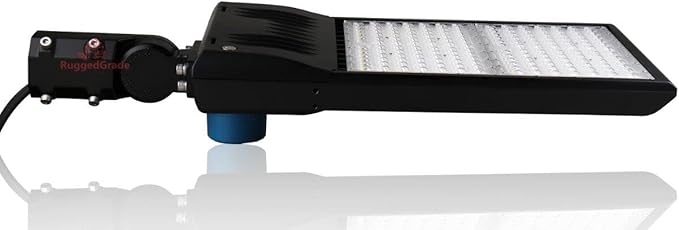 RuggedGrade 50,000 Lumen - 300 watt NextGen XT II Series LED Shoebox Lights - 170lm to watt -Dimmable - with Photocell - Slip FIT Mount -10KV Surge - with DC Sensor Port