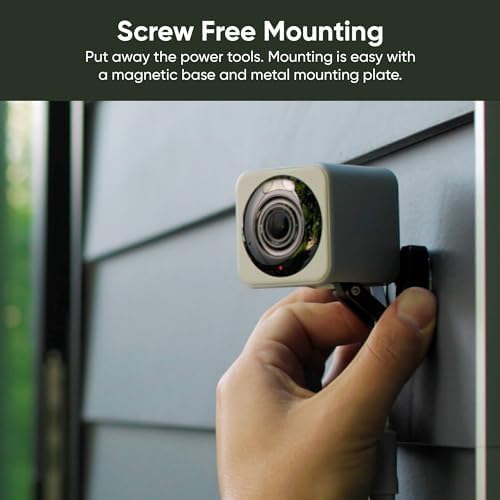 WYZE Cam v4, 2.5K QHD WiFi Indoor/Outdoor Smart Home Security Camera, Pet/Baby Monitor, Motion Activated Spotlight/Siren, Color Night Vision, 2-Way Audio, Works with Alexa & Google, Free Expert Help