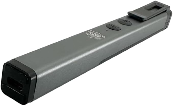 Streetwise Pain Pen 25,000,000 Volts Stun Gun for Self Defense - Tactical Stun Pen for Women and Men, USB Rechargeable, Battery Indicator, Durable Clip, Compact and Concealable for Protection