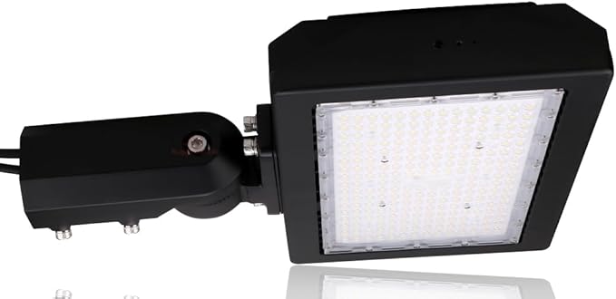 RuggedGrade 200W LED Flood Light | Kivo Series | 28,200 Lumens | 5000K Daylight | Outdoor Waterproof Security Light | Slip Fit Mount | DLC 5.1 Premium