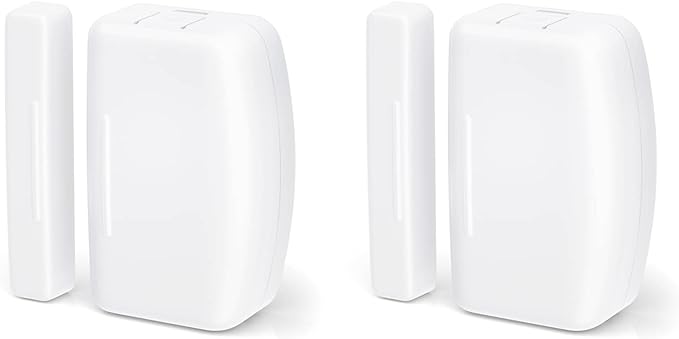 THIRDREALITY Zigbee Contact Sensor 2 Pack,Door and Window Monitor, Home Automation,Works with Home Assistant,SmartThings,Aeotec,Homey,Hubitat or Echo Devices with Build-in Zigbee Hub,hub Required