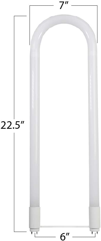 Feit Electric LED 15W T8/T12 U-Bend Direct Replacement or Ballast Bypass Linear LED Light Bulb, 4000K Cool White, 4-Pack