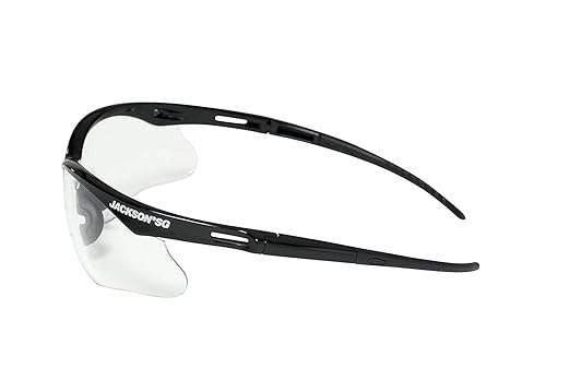 Jackson Safety SG Safety Glasses - Eye Protection for Men & Women - ANSI Z87.1 - Pack of 12 (Multiple Styles)