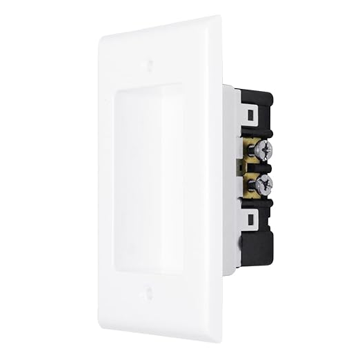 Construct Pro Single Gang Recessed Dual Power Tamper-Resistant Outlet (White)