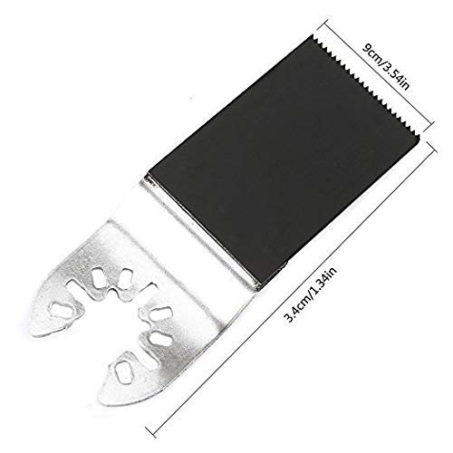 50PCS Bi-Metal Oscillating Multitool Quick Release Oscillating Saw Blades Fits Fein Multimaster, Porter Cable, Black&Decker, Bosch Craftsman, Ridgid, Makita, Milwaukee, Dewalt etc