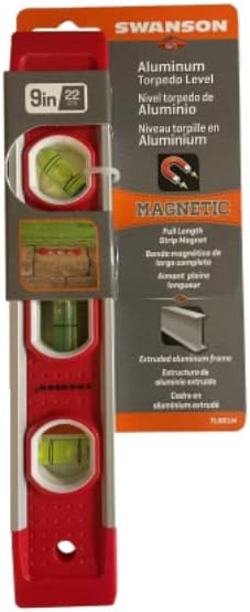 Swanson Tool TL001M 9-Inch Magnetic Torpedo Level
