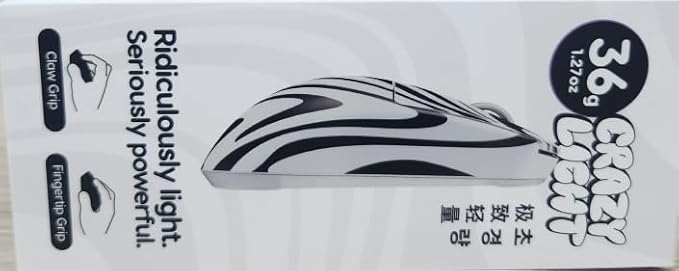 Pulsar Gaming Gears X2 Crazylight Wireless Gaming Mouse, Ultra Lightweight 1.27 oz (36g), Optical Switch, 32000 DPI, 750 IPS, XS-1 Sensor, 8k Compatible (Boardzy Edition)