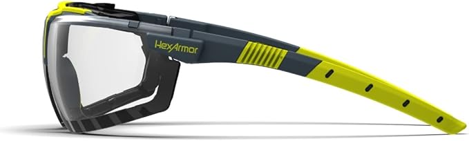 HexArmor VS300 Safety Glasses with Adjustable Side Arms Z87+ for Men and Women