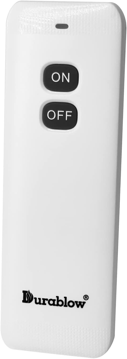 Durablow TR1001 On/Off Gas Fireplace Remote Control Kit for Millivolt Valve, IPI Module, Replaces Wall Switch, Wireless Gas Fireplace Remote