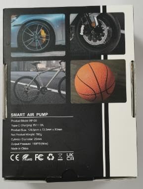 ROTOPATA Electric Tire Inflator Portable Air Compressor 12V DC, 150PSI Cordless Air Pump with LED Light & Digital Pressure Gauge for Car Bike Motorcycle Wheel Ball Inflatable(Red)