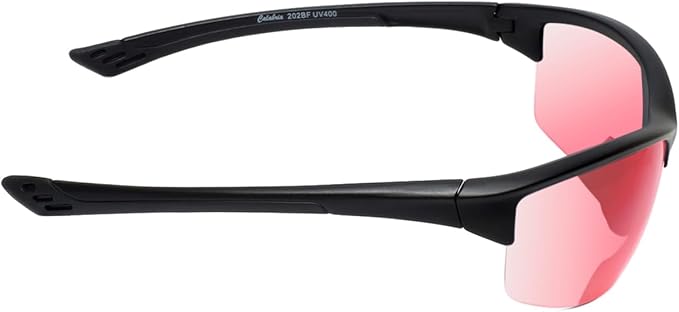 Calabria Sport 202BF Bifocal Reading Safety Glasses Readers Men Women Anti Fog Wrap Around Tinted UV Protection Semi-Rimless