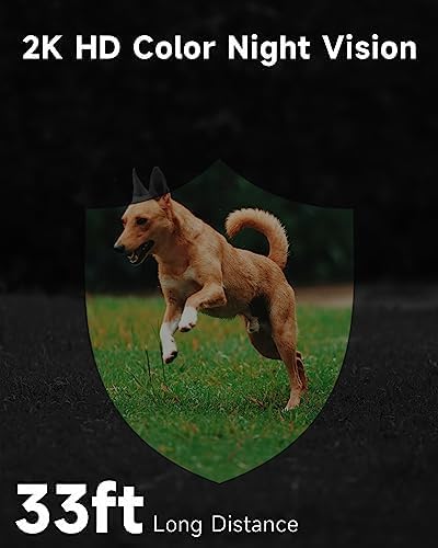 3Pack Security Cameras Wireless Outdoor, 2K Battery WiFi Surveillance Indoor Home Camera with AI Motion Detection Spotlight Siren Alarm, Color Night Vision, 2-Way Talk, Waterproof, Cloud/SD Storage