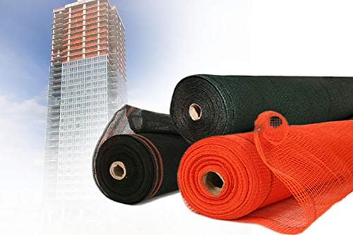 Debris Safety Netting Orange Fire Retardant (5.6' x 150', Orange)