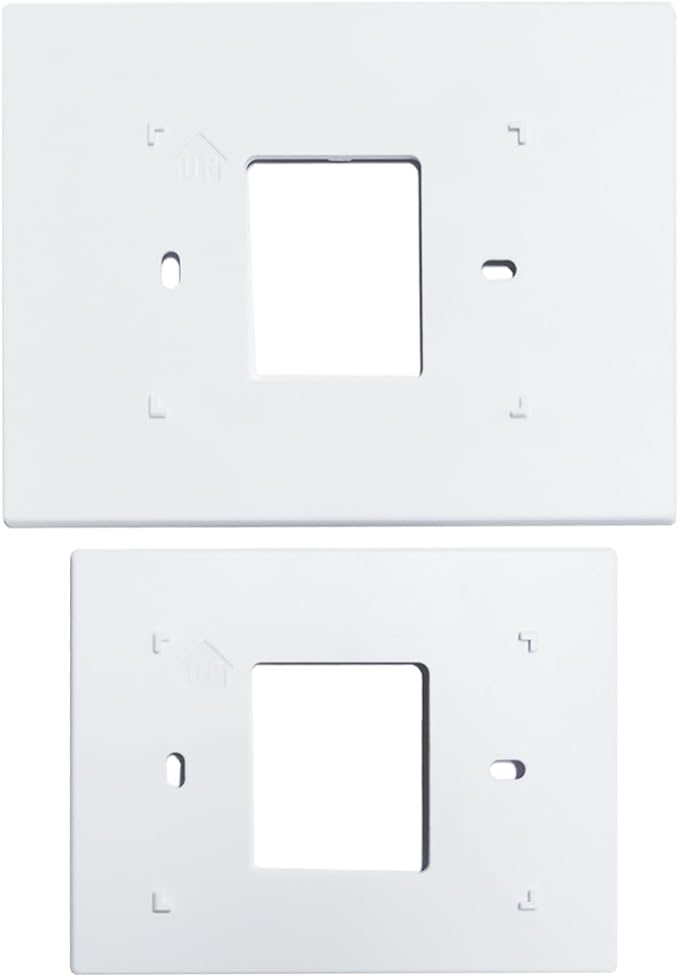 THP2400A1027W Thermostat Wall Plate Back Plate White Cover Assembly (2)