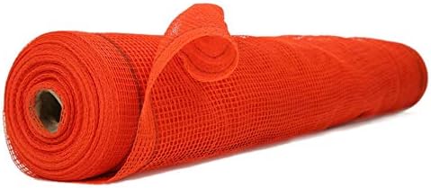 Debris Safety Netting Orange Fire Retardant (5.6' x 150', Orange)