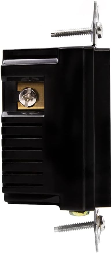 Maxxima USB Receptacle Outlet - 4.8A USB C/A High Speed 4 USB Wall Charging Ports, Vertical Multi-Plug Socket, Electrical AC Replacement, Outlet Wall Plate Included - Black